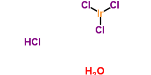 Iridium(iii) chloride hydrochloride hyd& Structure,717927-65-6Structure