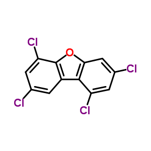 1,3,6,8-Tetrachlorodibenzofuran Structure,71998-72-6Structure