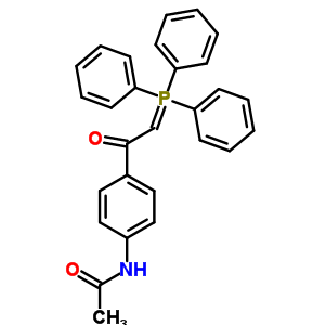 N-[4-(2-triphenylphosphoranylideneacetyl)phenyl]acetamide Structure,72876-78-9Structure