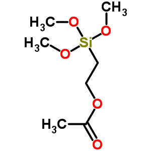 Acetoxyethyl trimethoxysilane Structure,72878-29-6Structure