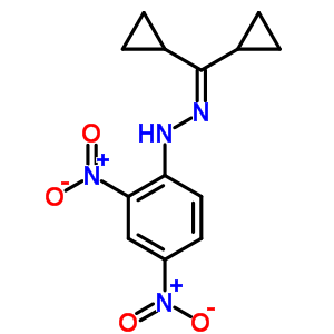 N-(dicyclopropylmethylideneamino)-2,4-dinitro-aniline Structure,7327-86-8Structure