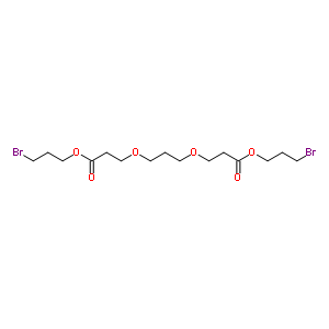 Propanoic acid,3,3-[1,3-propanediylbis(oxy)]bis-, bis(3-bromopropyl) ester (9ci) Structure,73430-32-7Structure