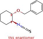 (1S,2s)-(+)-2-benzyloxycyclohexyl isothiocyanate Structure,737000-89-4Structure