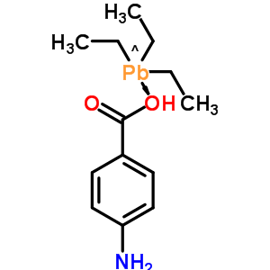 Plumbane, [(4-aminobenzoyl)oxy]triethyl- Structure,73928-17-3Structure