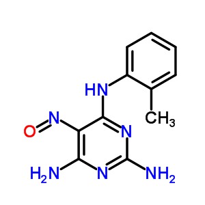 N4-(2-methylphenyl)-5-nitroso-pyrimidine-2,4,6-triamine Structure,7399-27-1Structure