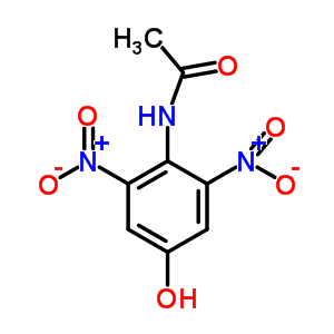 N-(4-hydroxy-2,6-dinitro-phenyl)acetamide Structure,7403-13-6Structure