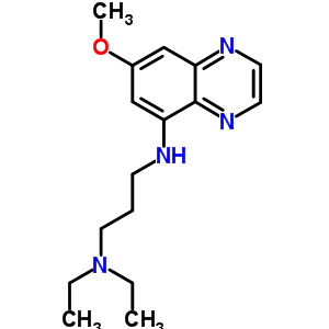 1,3-Propanediamine,n1,n1-diethyl-n3-(7-methoxy-5-quinoxalinyl)- Structure,7403-19-2Structure