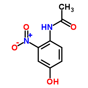 3-Nitro-4-acetamidophenol Structure,7403-75-0Structure