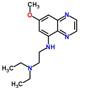 1,2-Ethanediamine,n1,n1-diethyl-n2-(7-methoxy-5-quinoxalinyl)- Structure,7403-77-2Structure