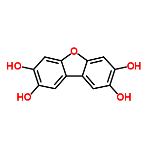 2,3,6,7-Tetrahydroxydibenzofuran Structure,7461-62-3Structure