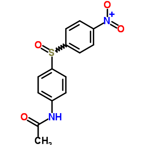 N-[4-(4-nitrophenyl)sulfinylphenyl]acetamide Structure,7467-52-9Structure