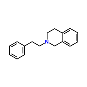 Isoquinoline, 1,2,3,4-tetrahydro-2-(2-phenylethyl)-,hydrochloride (1:1) Structure,7467-63-2Structure