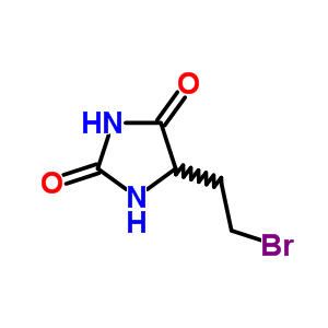 5-(2-Bromoethyl)hydantoin Structure,7471-52-5Structure