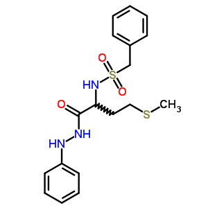 N-[1-(anilinocarbamoyl)-3-methylsulfanyl-propyl]-1-phenyl-methanesulfonamide Structure,7475-22-1Structure