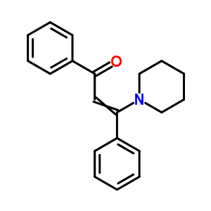 1,3-Diphenyl-3-(1-piperidyl)prop-2-en-1-one Structure,7477-68-1Structure