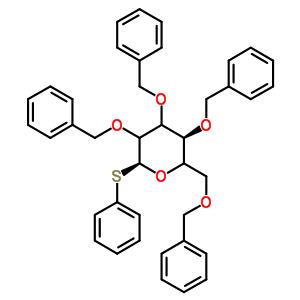 Phenyl 2,3,4,6-tetra-o-benzyl-1-thio-beta-d-galactopyranoside Structure,74801-29-9Structure