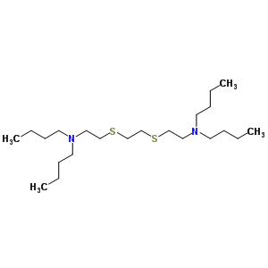 N-butyl-n-[2-[2-[2-(dibutylamino)ethylsulfanyl]ethylsulfanyl]ethyl]butan-1-amine Structure,7512-33-6Structure