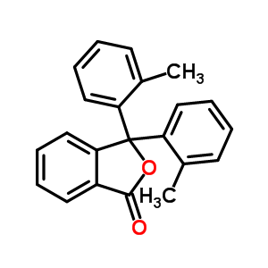 1(3H)-isobenzofuranone,3,3-bis(2-methylphenyl)- Structure,75195-51-6Structure