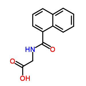 N-(1-naphthalenylcarbonyl)glycine Structure,75446-60-5Structure