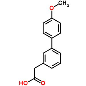 3-Biphenyl-(4-methoxy)acetic acid Structure,75852-49-2Structure