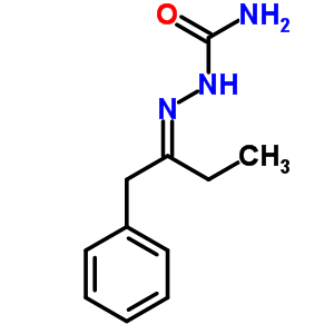 Hydrazinecarboxamide,2-[1-(phenylmethyl)propylidene]- Structure,7595-46-2Structure