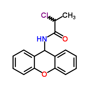 2-Chloro-n-(9h-xanthen-9-yl)propanamide Structure,7595-57-5Structure