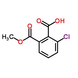 2-Chloro-6-methoxycarbonyl-benzoic acid Structure,75990-94-2Structure