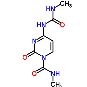 1(2H)-pyrimidinecarboxamide,n-methyl-4-[[(methylamino)carbonyl]amino]-2-oxo- Structure,76692-37-0Structure