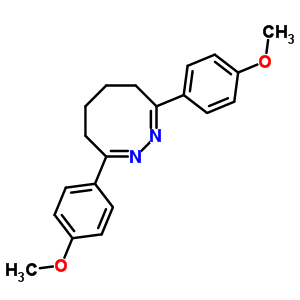 (1Z,2z)-3,8-bis(4-methoxyphenyl)-4,5,6,7-tetrahydrodiazocine Structure,76907-95-4Structure