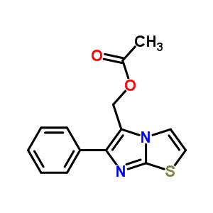 Imidazo[2,1-b]thiazole-5-methanol,6-phenyl-, 5-acetate Structure,76919-46-5Structure