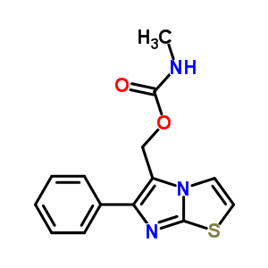 Imidazo[2,1-b]thiazole-5-methanol,6-phenyl-, methylcarbamate (ester) (9ci) Structure,76919-52-3Structure