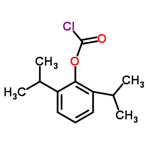 (2,6-Dipropan-2-ylphenyl) chloroformate Structure,7693-49-4Structure