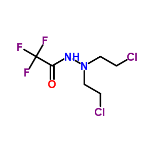 N,n-bis(2-chloroethyl)-2,2,2-trifluoro-acetohydrazide Structure,7696-91-5Structure