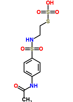 1-Acetamido-4-(2-sulfosulfanylethylsulfamoyl)benzene Structure,77012-65-8Structure