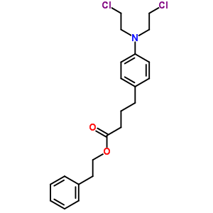 Phenethyl 4-[4-[bis(2-chloroethyl)amino]phenyl]butanoate Structure,77063-16-2Structure