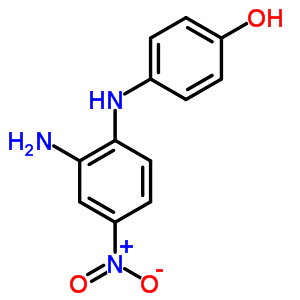 Phenol,4-[(2-amino-4-nitrophenyl)amino]- Structure,77806-34-9Structure