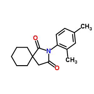 2-Azaspiro[4.5]decane-1,3-dione,2-(2,4-dimethylphenyl)- Structure,78045-35-9Structure