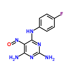 N4-(4-fluorophenyl)-5-nitroso-pyrimidine-2,4,6-triamine Structure,787-05-3Structure