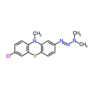 N-(7-chloro-10-methyl-phenothiazin-2-yl)diazenyl-n-methyl-methanamine Structure,79226-51-0Structure