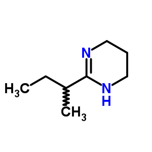 Pyrimidine,1,4,5,6-tetrahydro-2-(1-methylpropyl)- Structure,80676-54-6Structure