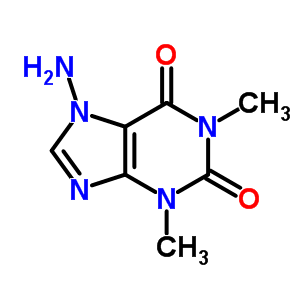 7-Amino-1,3-dimethyl-3,7-dihydro-1h-purine-2,6-dione Structure,81281-58-5Structure