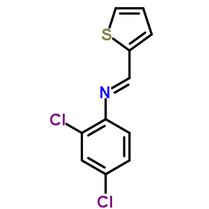 N-(2,4-dichlorophenyl)-1-thiophen-2-yl-methanimine Structure,81336-01-8Structure