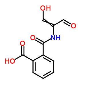 2-[[(E)-1-hydroxy-3-oxo-prop-1-en-2-yl]carbamoyl]benzoic acid Structure,81494-51-1Structure