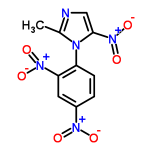 1-(2,4-Dinitrophenyl)-2-methyl-5-nitro-imidazole Structure,82603-41-6Structure