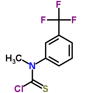 N-methyl-n-(3-trifluoromethylphenyl)-thiocarbamoylchloride Structure,83508-62-7Structure