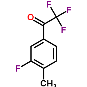 3-Fluoro-4-methyl-2,2,2-trifluoroacetophenone Structure,845823-06-5Structure