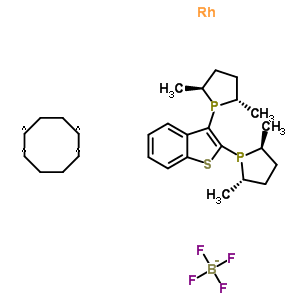 (S,s,s,s)-2,3-bis(2,5-dimethyl-phospholanyl)benzo[b]thiophene cyclooctadiene rho Structure,849920-73-6Structure