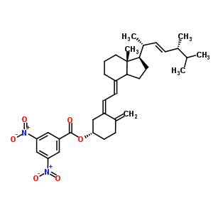 (3S,5z,7e,14xi,22e)-9,10-secoergosta-5,7,10,22-tetraen-3-yl 3,5-dinitrobenzoate Structure,859928-95-3Structure