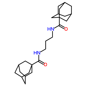 N-[3-(adamantane-1-carbonylamino)propyl]adamantane-1-carboxamide Structure,86583-02-0Structure