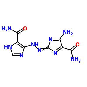 1H-imidazole-4-carboxamide,5-amino-2-[2-[4-(aminocarbonyl)-1h-imidazol-5-yl]diazenyl]- Structure,87614-68-4Structure